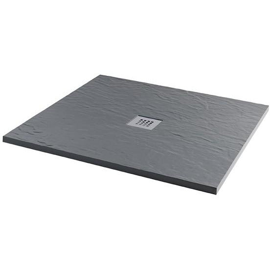 MX Minerals Ash Grey Slate Effect Tray - Square