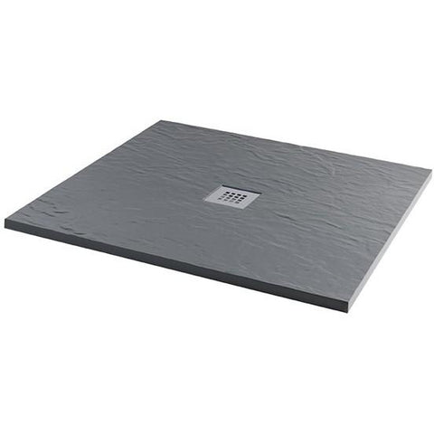 MX Minerals Ash Grey Slate Effect Tray - Square