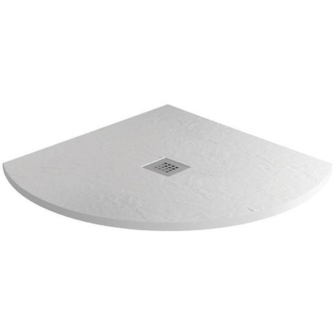 MX Minerals Ice White Slate Effect Tray - Quadrant