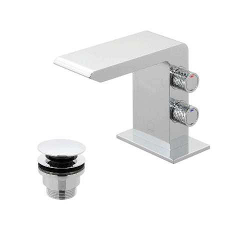 Vado Omika mini mono basin mixer + universal waste