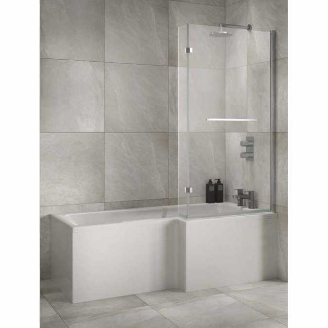 Sommer L Shape Shower Bath - Bathroom Centre