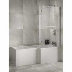 Sommer L Shape Shower Bath - Bathroom Centre