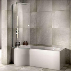 Sommer P Shape Shower Bath - Bathroom Centre