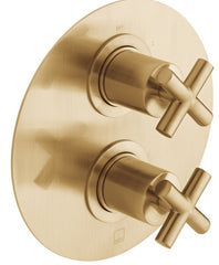 Vado DX Elements 2 Outlet Thermostatic Shower Valve Chrome/Brushed Black/Brushed Bronze/Brushed Nickel/Brushed Black