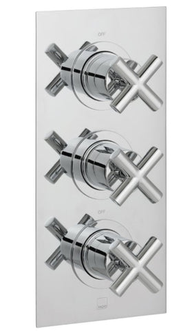 Vado DX Elements 2 Outlet Thermostatic Shower Valve Chrome