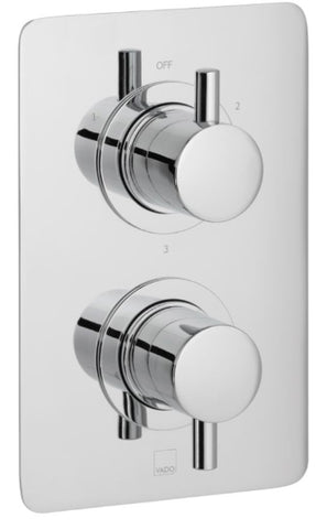 Vado DX Celsius 1 Outlet Thermostatic Shower Valve Chrome