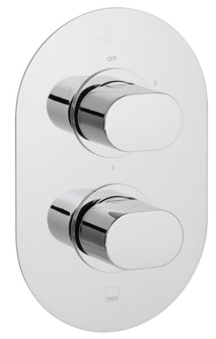 Vado DX Life 1 Outlet Thermostatic Shower Valve Chrome