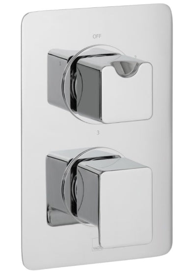 Vado DX Phase 1 Outlet Thermostatic Shower Valve Chrome - Bathroom Centre