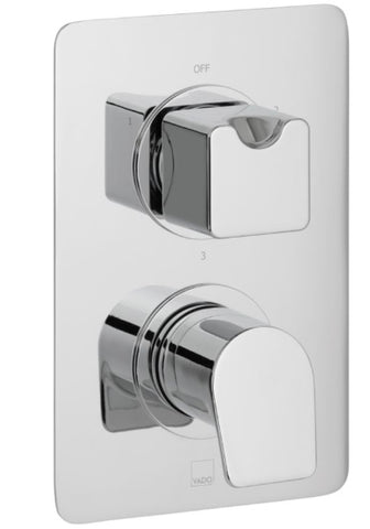 Vado DX Photon 1 Outlet Thermostatic Shower Valve Chrome