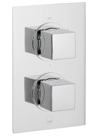 Vado DX Mix 1 Outlet Thermostatic Shower Valve Chrome