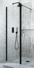 Kudos Siona Walk in/Wetroom panel matt Black