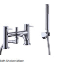 Pin Lux Bath Shower Mixer Chrome/Black/Brushed Brass - Bathroom Centre