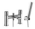 Knurl Bath Shower Mixer Chrome - Bathroom Centre