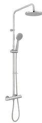 Vado Sirkel Adjustable Thermostatic Shower Column, Chrome