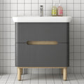 Vitra Sento washbasin unit with 2 doors, including washbasin