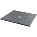 MX Minerals Ash Grey Slate Effect Tray - Square