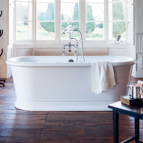 Burlington London Round Soaking Tub - Bathroom Centre