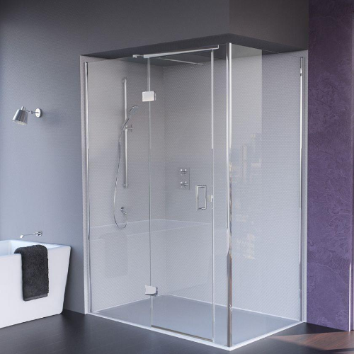 Matki Illusion Corner Inc Integrated Tray - Bathroom Centre