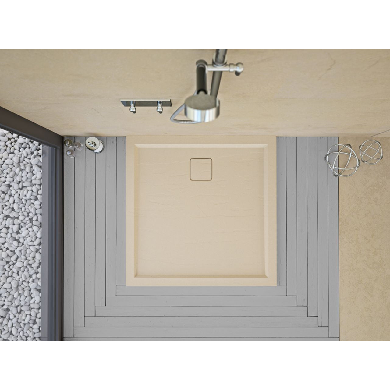Matki Slate Standard shower tray - Bathroom Centre