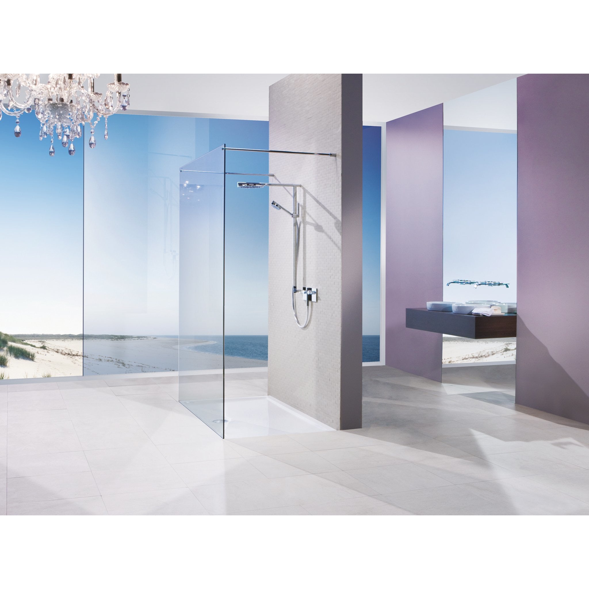 Matki Twin Entrance Wet Room Panel