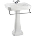 Burlington Victorian Square Washbasins including pedestals