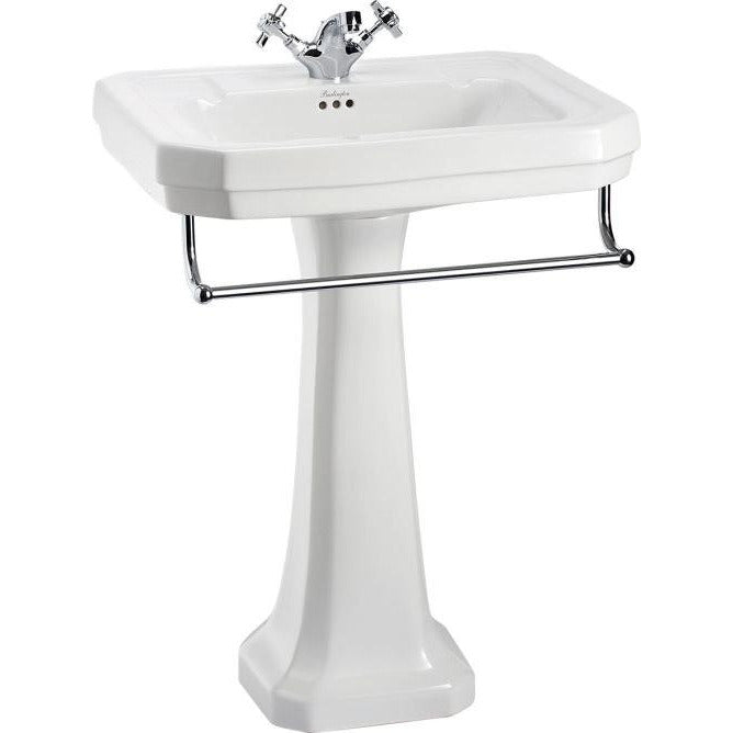Burlington Victorian Square Washbasins including pedestals