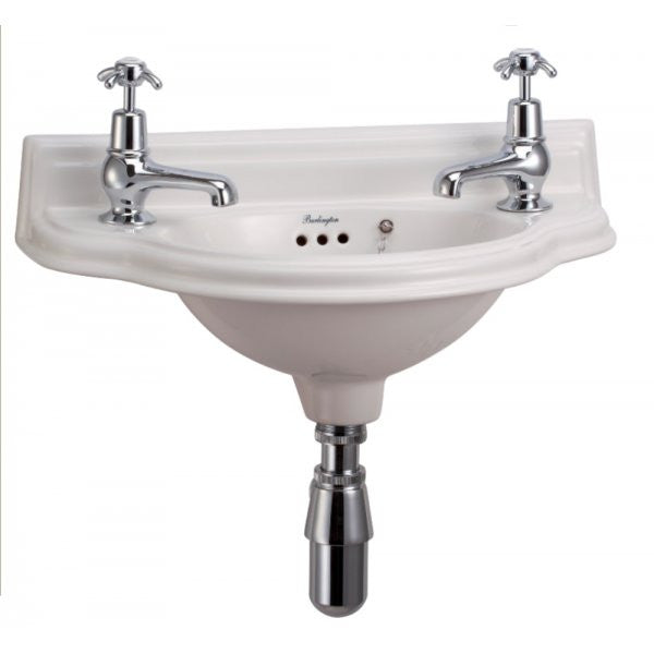 Burlington Curved Cloakroom Basin - Bathroom Centre