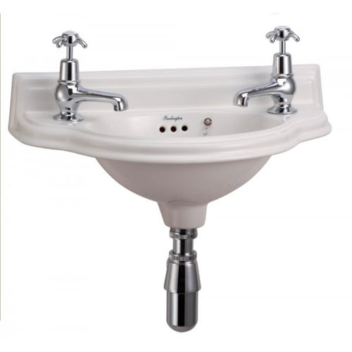 Burlington Curved Cloakroom Basin - Bathroom Centre
