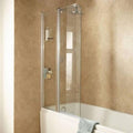 Sommer Extended Half Radius Bath Screen - Bathroom Centre