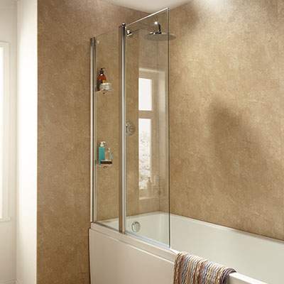 Sommer Extended Square Bath Screen - Bathroom Centre