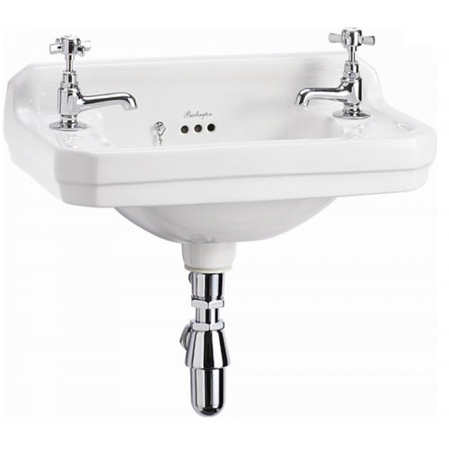 Burlington Edwardian Cloakroom Basin (2 Tap Holes) - Bathroom Centre