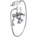Burlington Anglesey Deck Mounted Bath Shower Mixer With Hose And Handset - Bathroom Centre