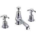 Burlington Anglesey 3 Tap Hole Mixer - Bathroom Centre
