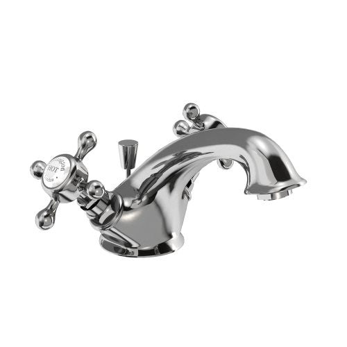Burlington Stafford Monobloc Basin Mixer With Pop Up Waste - Bathroom Centre