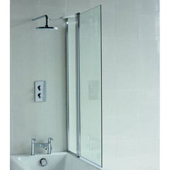 Cleargreen Hinged Bath Screen With Fixed Panel - Bathroom Centre