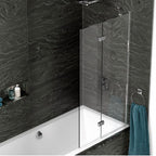 Kudos Two Panel In-Fold Bath Screen - Bathroom Centre