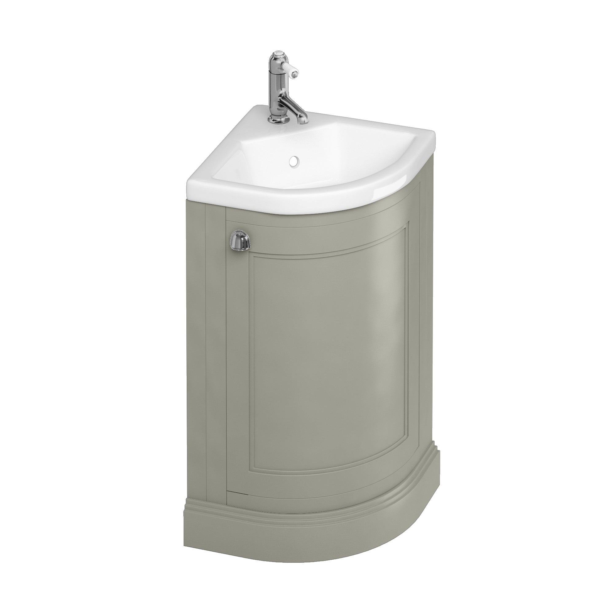 Burlington Corner Vanity Unit With One Door - Bathroom Centre