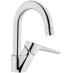 Vitra Solid S Monobloc Basin Mixer With Swivel Spout