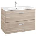 Roca Victoria Basic 2 drawer wall hung unit - Bathroom Centre