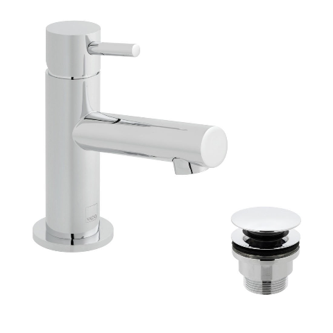 Vado Zoo mini mono basin mixer + universal waste - Bathroom Centre