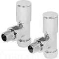 Pro Angled Towel Rail Valves - Bathroom Centre