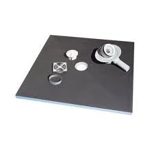 Wedi Fundo Primo Corner Drain Wetroom Base - Bathroom Centre